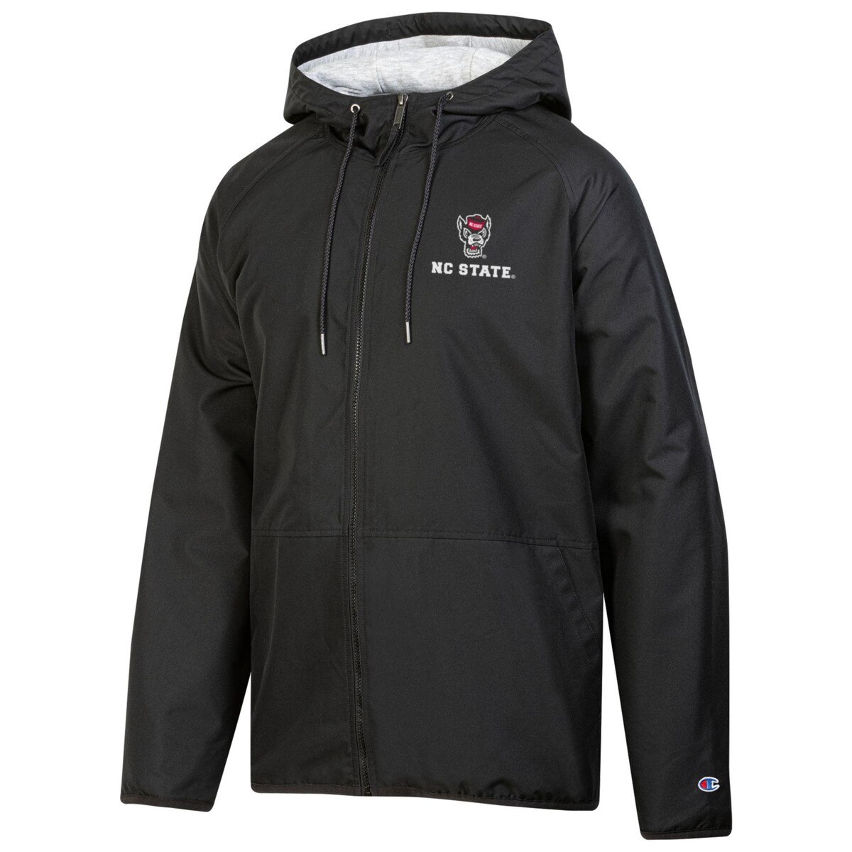 Black Heavyweight Full Zip Jacket -